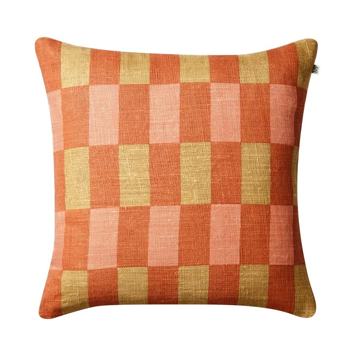 Marari μαξιλαροθήκη - Apricot orange-khaki-rose, 50x50 cm - Chhatwal & Jonsson