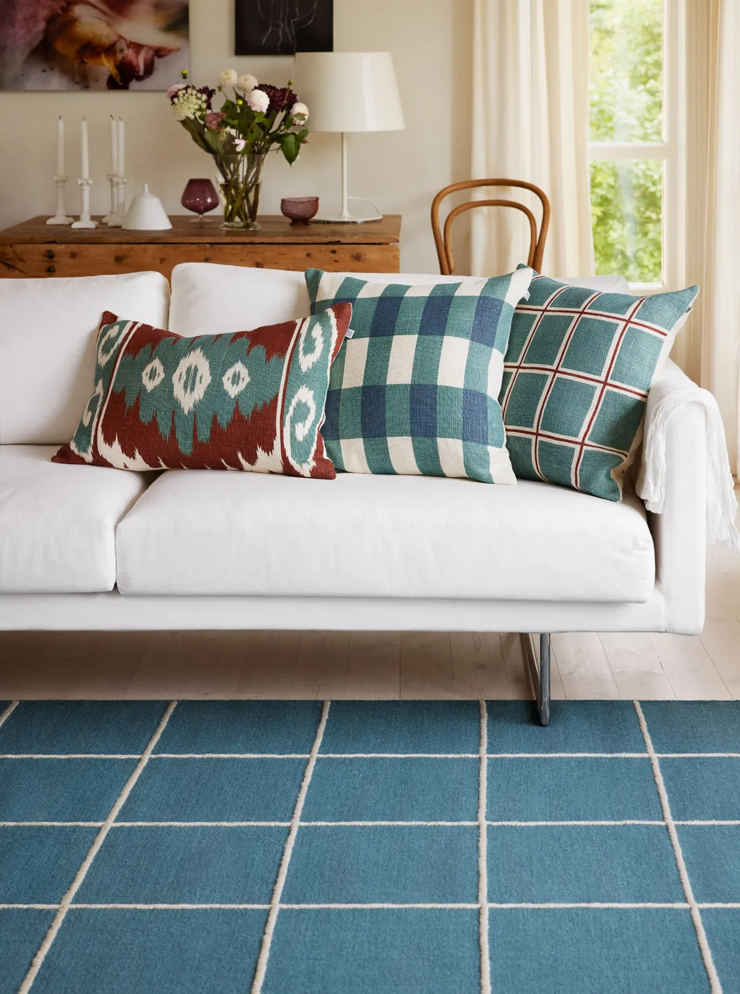 Milan χαλί, Heaven blue-off white, 180x270 εκ. Chhatwal & Jonsson