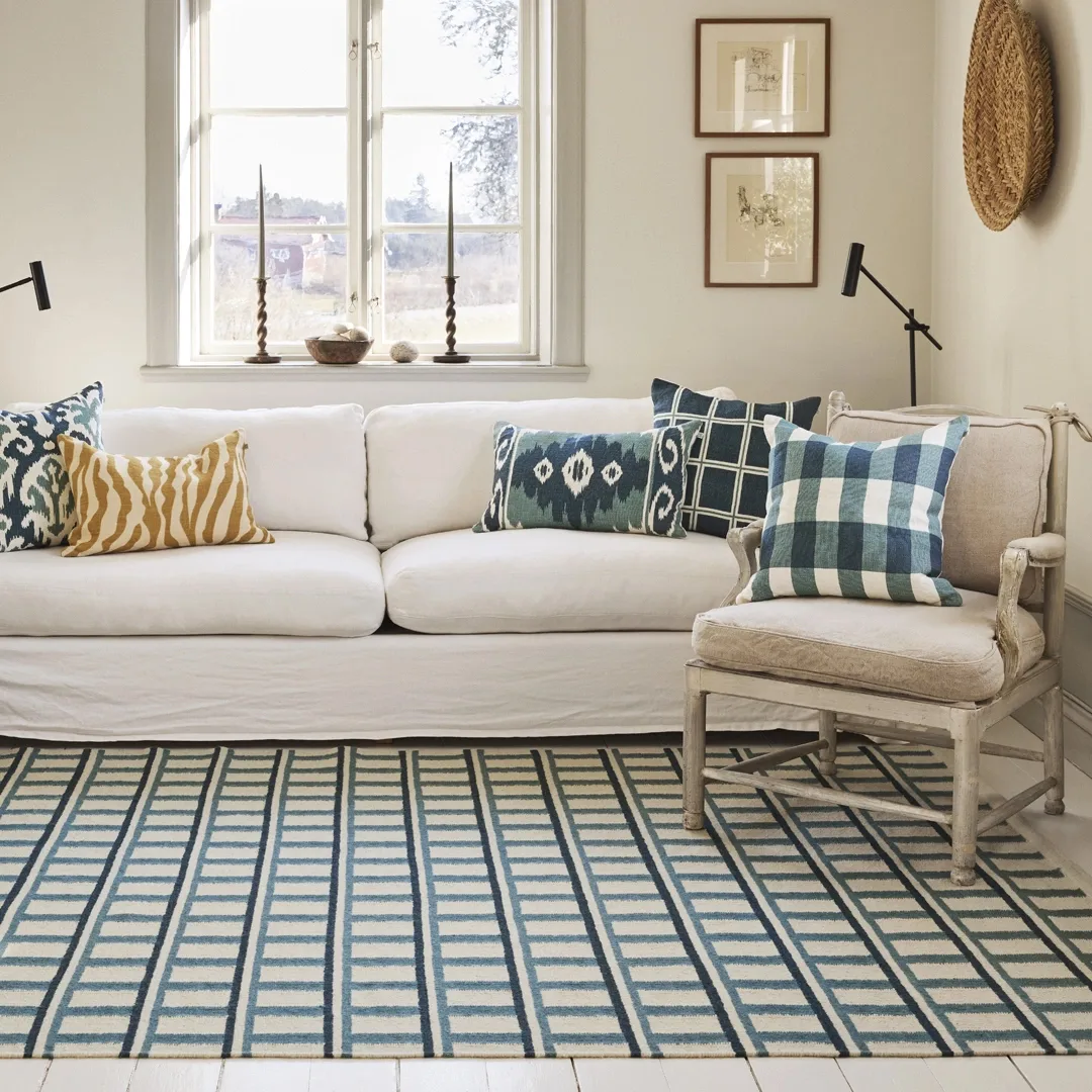 Mysore μάλλινο χαλί 180x270 cm, Off white-heaven blue Chhatwal & Jonsson