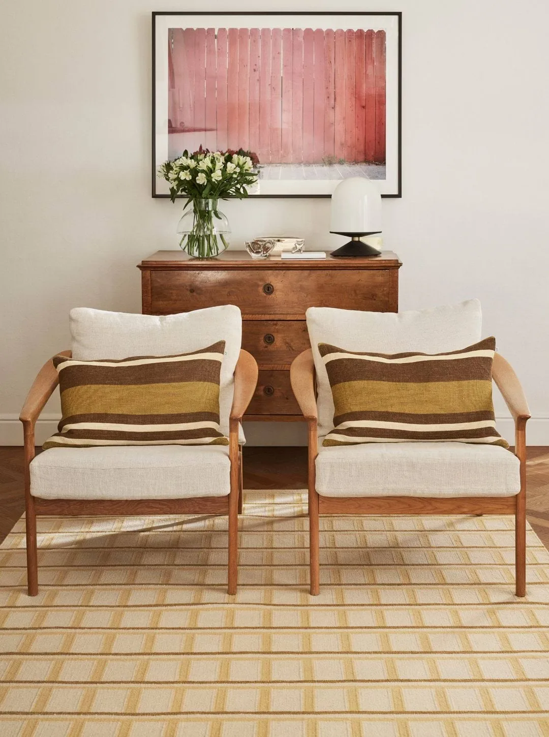 Mysore μάλλινο χαλί, Off White-Masala Yellow-Yellow, 180x270 εκ. Chhatwal & Jonsson