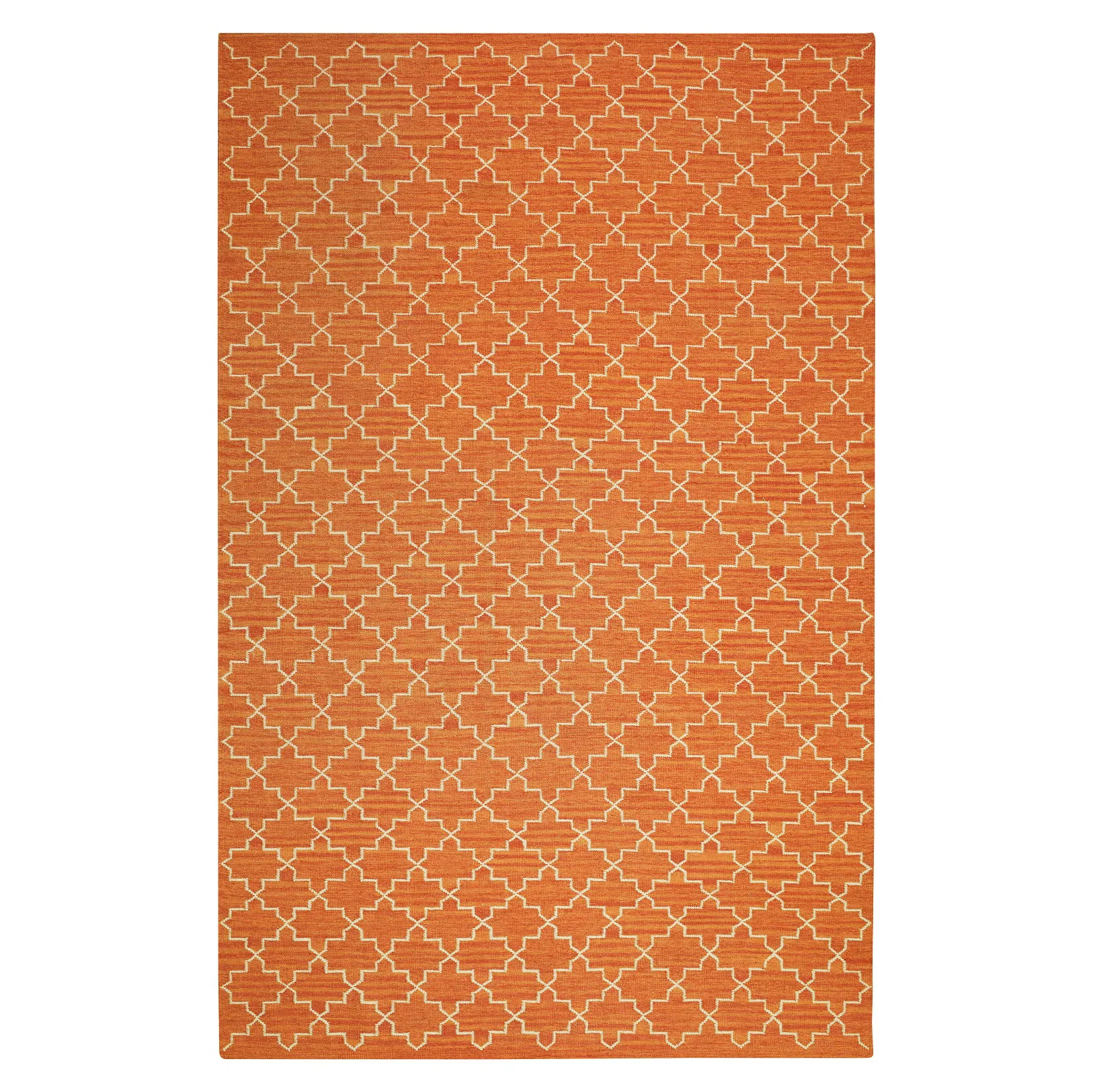 Χαλί New Geometric 180x272 εκ, Πορτοκαλί μελανζέ-υπόλευκο Chhatwal & Jonsson