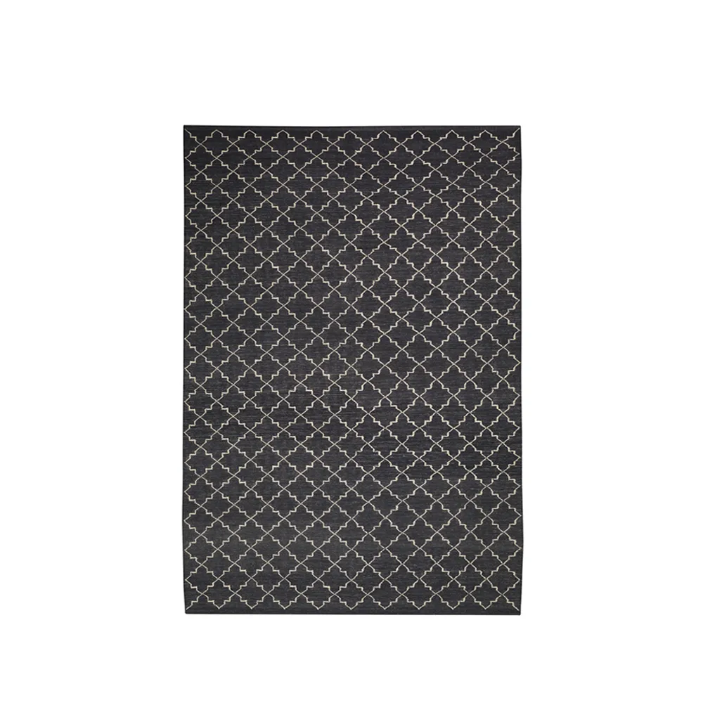 Χαλί, New Geometric, Σκούρο γκρι/υπόλευκο-180x272 εκ Chhatwal & Jonsson