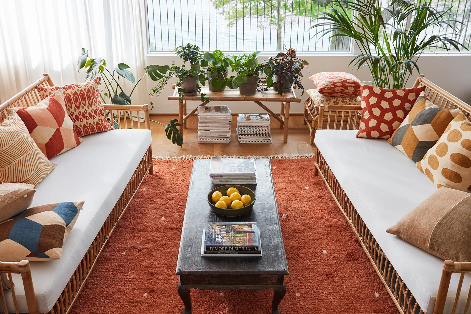 Ravi χαλί 177x266 cm, Πορτοκαλί-υπόλευκο Chhatwal & Jonsson