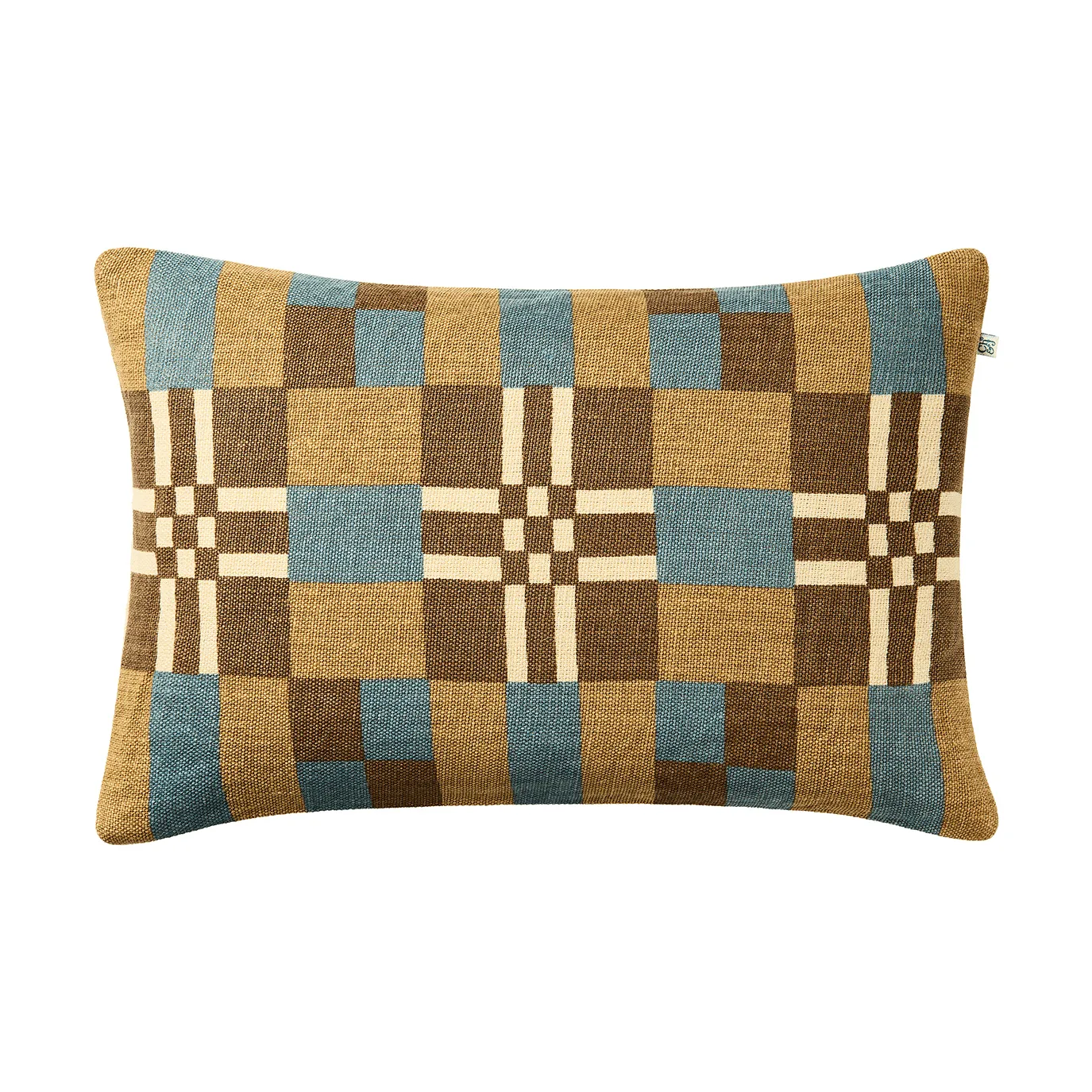 Ravi μαξιλαροθήκη, Khaki-Heaven Blue-Taupe, 40x60 εκ. Chhatwal & Jonsson