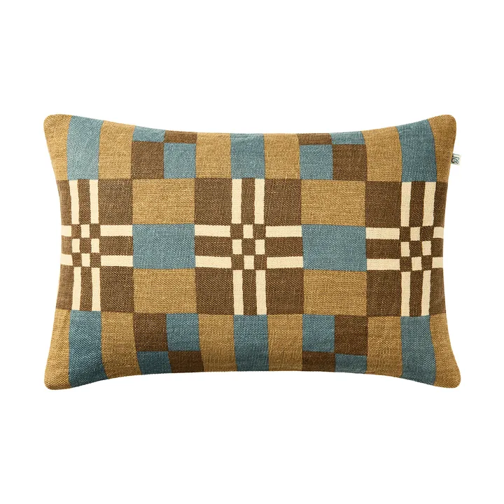 Ravi μαξιλαροθήκη - Khaki-Heaven Blue-Taupe, 40x60 εκ. - Chhatwal & Jonsson