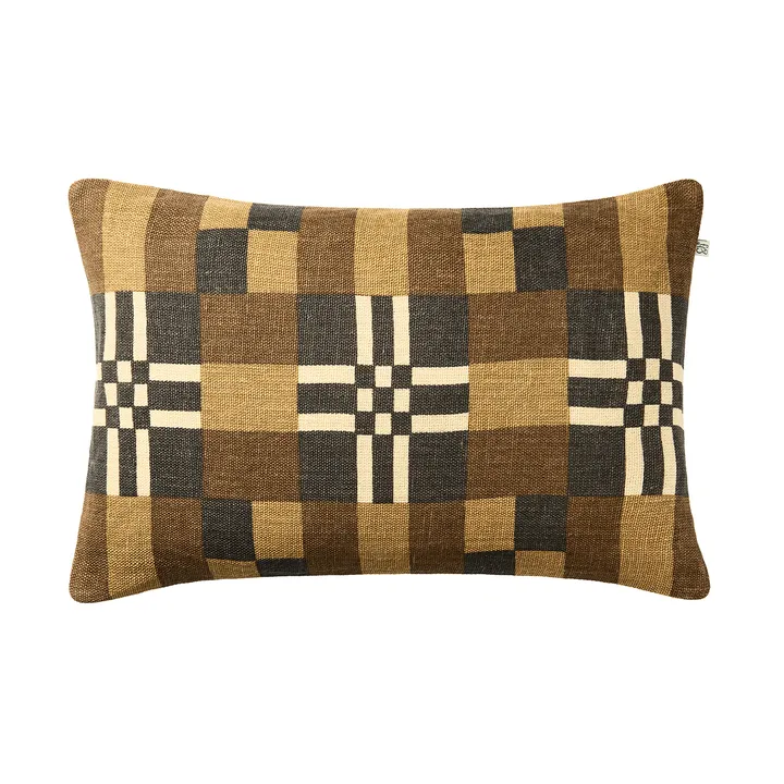 Ravi μαξιλαροθήκη - Taupe-Khaki-Dark Brown, 40x60 εκ. - Chhatwal & Jonsson