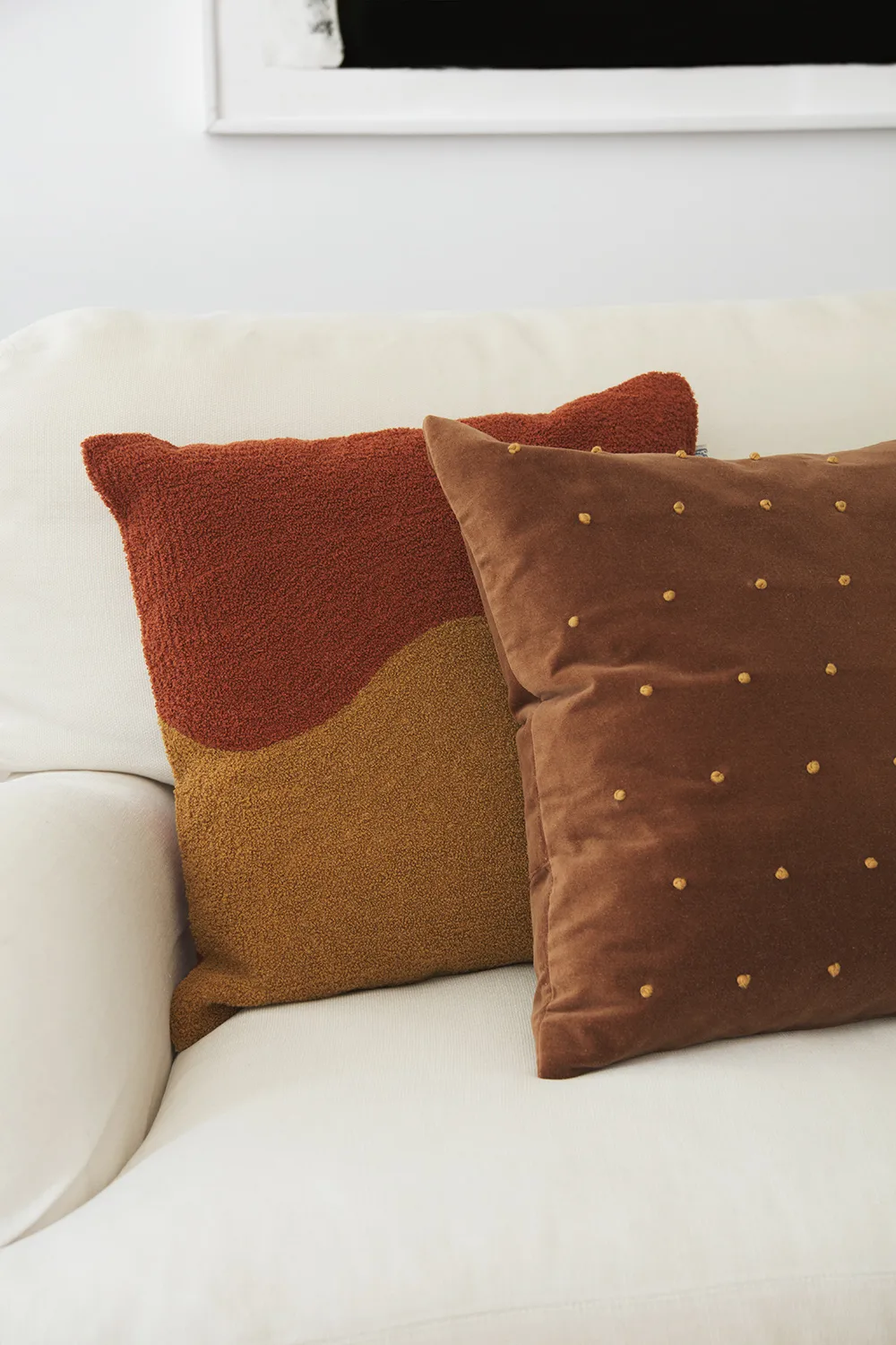 Roma μαξιλαροθήκη 50x50 εκ, Κονιάκ-κίτρινο μασάλα Chhatwal & Jonsson