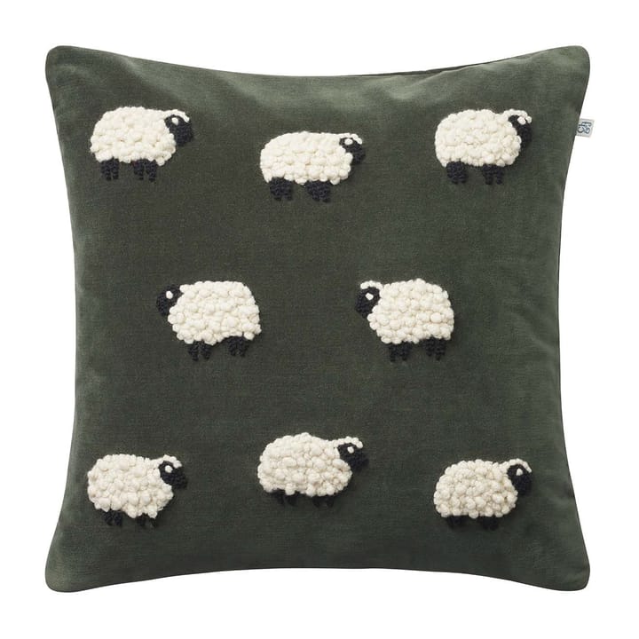 Κάλυμμα μαξιλαριού Sheep 50x50 εκ - Forest green - Chhatwal & Jonsson