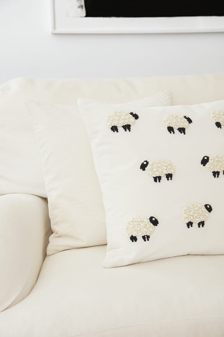 Κάλυμμα μαξιλαριού Sheep 50x50 εκ, Ivory Chhatwal & Jonsson