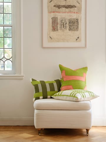 Sikkim μαξιλαροθήκη, 50x50 cm - Rose-lime - Chhatwal & Jonsson