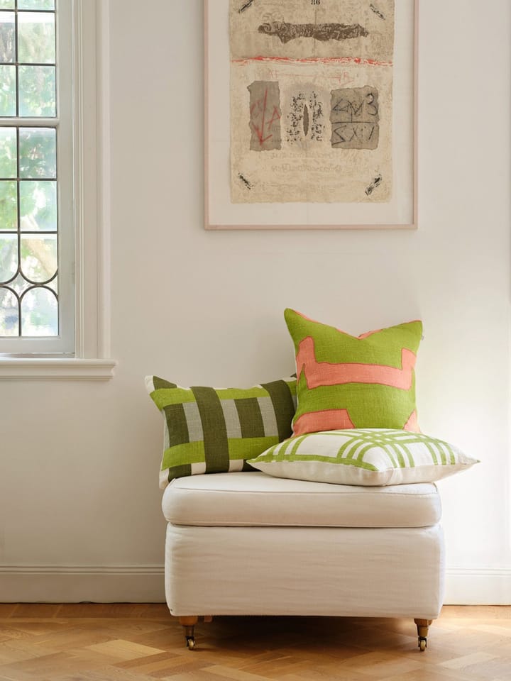 Sikkim μαξιλαροθήκη, 50x50 cm, Rose-lime Chhatwal & Jonsson