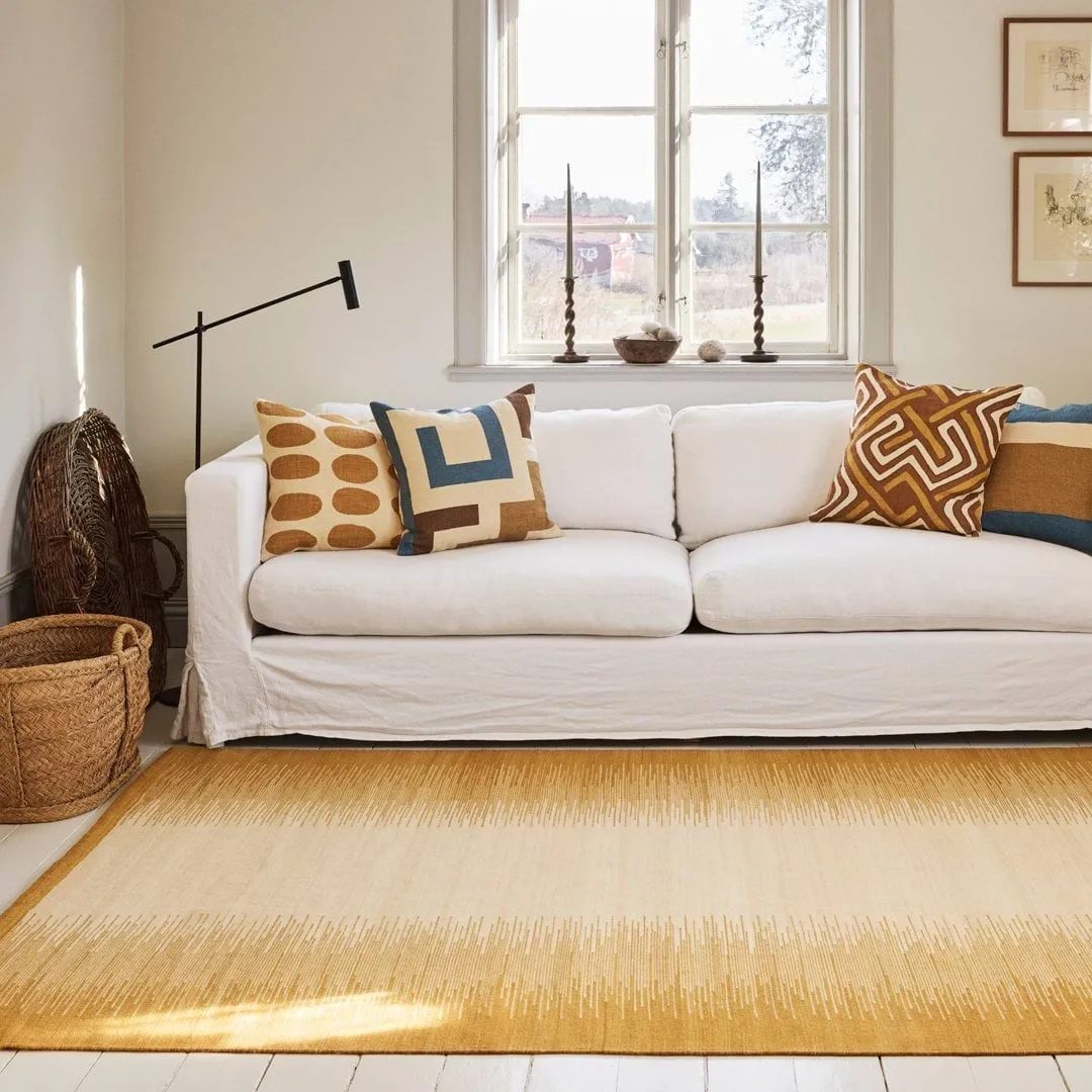 Tapti μάλλινο χαλί, Masala Yellow-Off White, 320x230 εκ. Chhatwal & Jonsson
