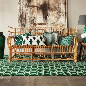 Varanasi χαλί 234x323 cm - Πράσινο-υπόλευκο - Chhatwal & Jonsson