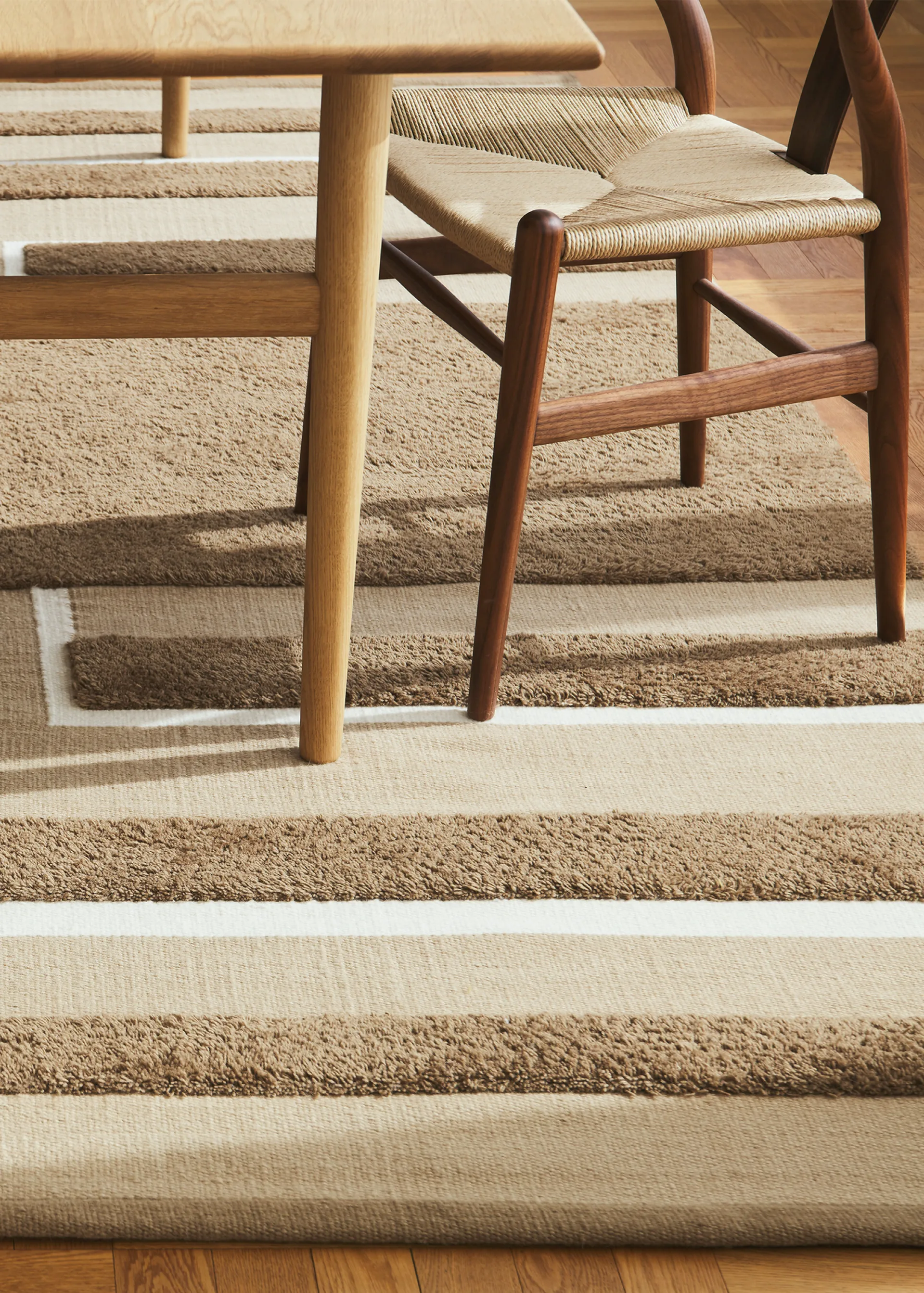 Χαλί, Veda, 200x300 εκ, Μόκα-μπεζ-υπόλευκο Chhatwal & Jonsson