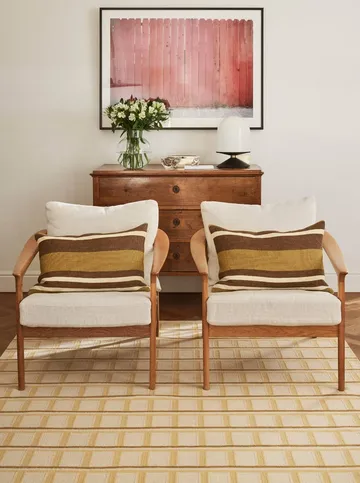 Vera μαξιλαροθήκη - Masala Yellow-Taupe, 40x60 εκ. - Chhatwal & Jonsson