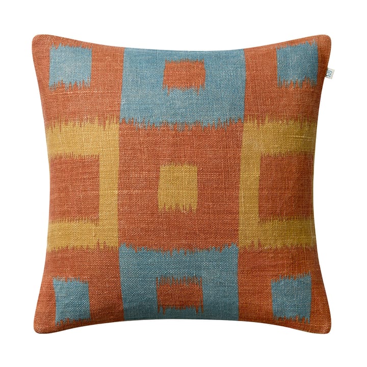 Vicky μαξιλαροθήκη 50x50 εκ. - Apricot orange-heaven blue-khaki - Chhatwal & Jonsson