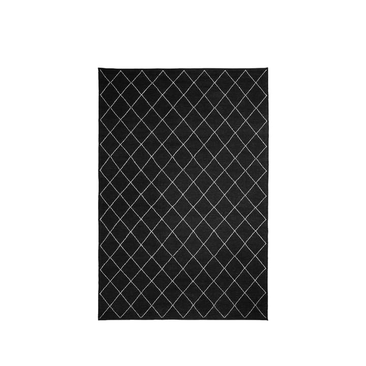 Xαλί με σχήματα διαμαντιού - Σκούρο γκρι/υπόλευκο-184x280 εκ - Chhatwal & Jonsson