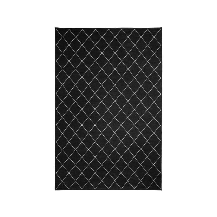 Xαλί με σχήματα διαμαντιού - Σκούρο γκρι/υπόλευκο-230x336 εκ - Chhatwal & Jonsson
