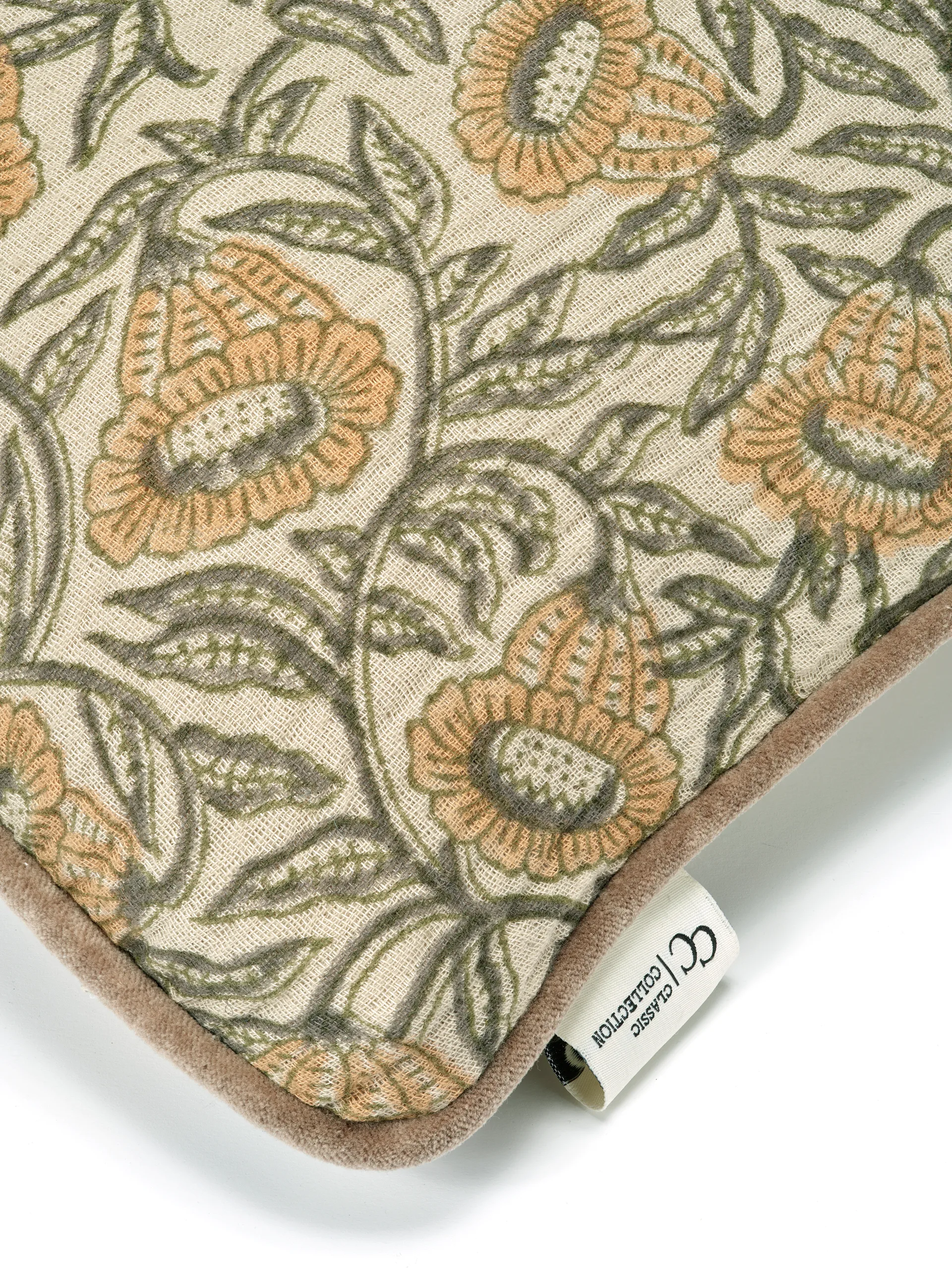 Θήκη μαξιλαριού Bell 50x50 εκ., Κίτρινο Classic Collection