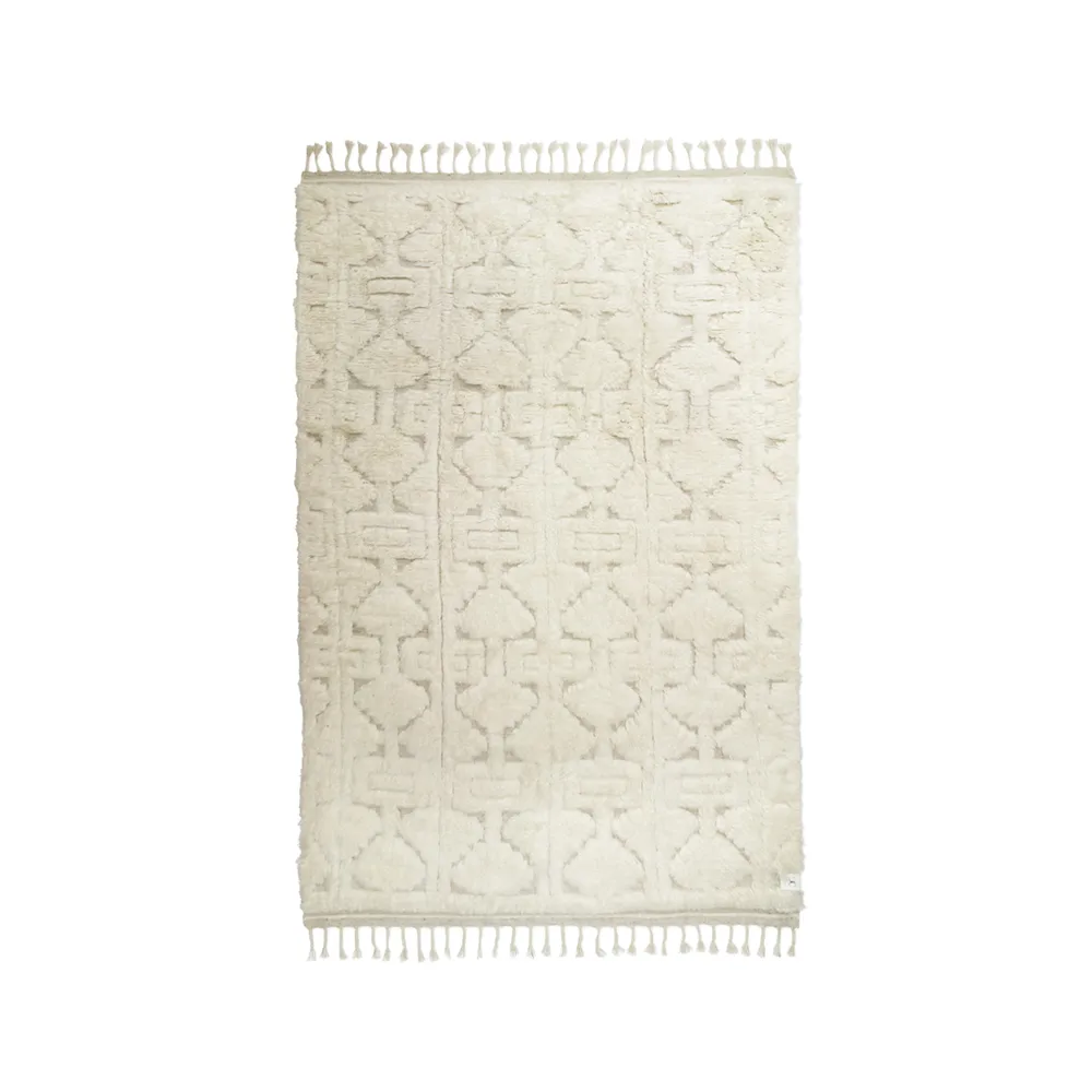 Χαλί Casablanca, Λευκό, 170x230 εκ Classic Collection