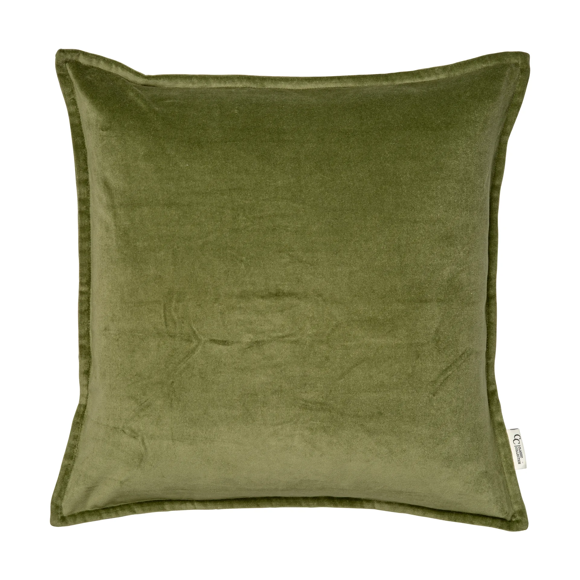 Classic Velvet μαξιλαροθήκη 50x50 εκ., Green Classic Collection