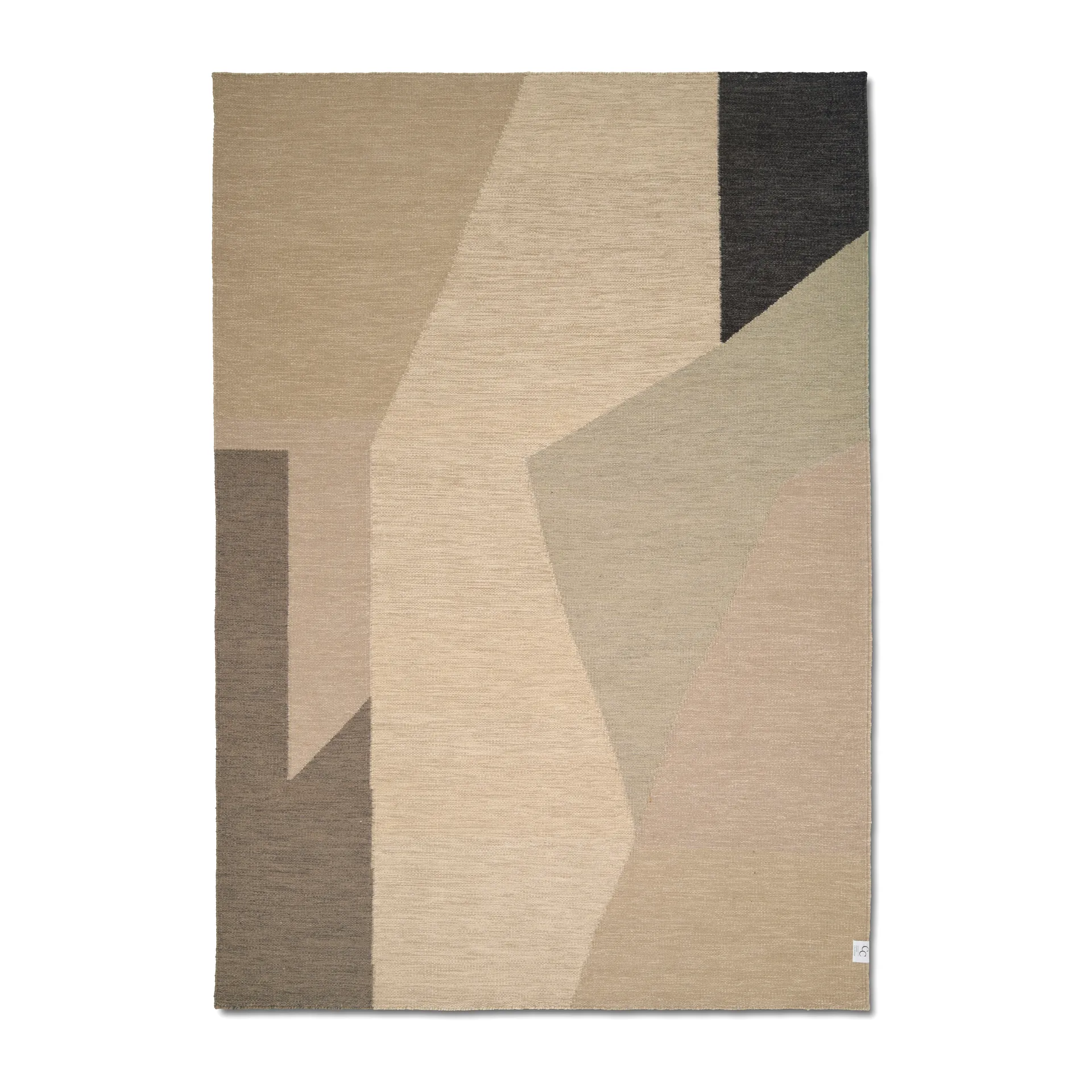 Πατάκι από μαλλί Cliff 200x300 cm, Beige Classic Collection