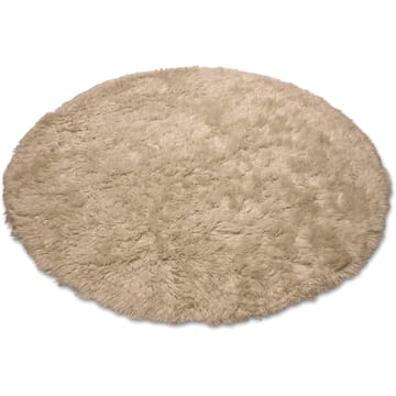 Cloudy μάλλινο χαλί Ø160 cm - Μπεζ - Classic Collection