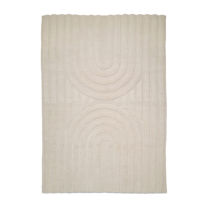 Μάλλινο χαλί, Curve, 200x300 εκ, Ιβουάρ Classic Collection