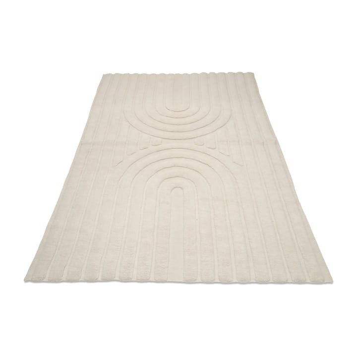 Μάλλινο χαλί, Curve, 200x300 εκ, Ιβουάρ Classic Collection