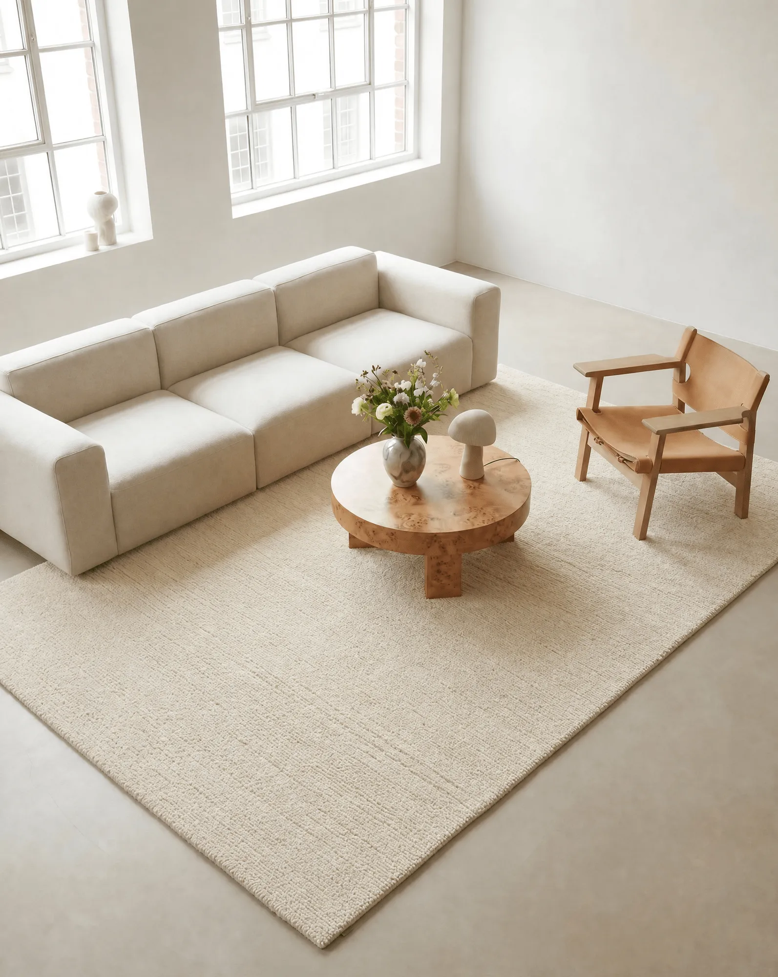 Dune μάλλινο χαλί, Ivory, 170x230 εκ. Classic Collection