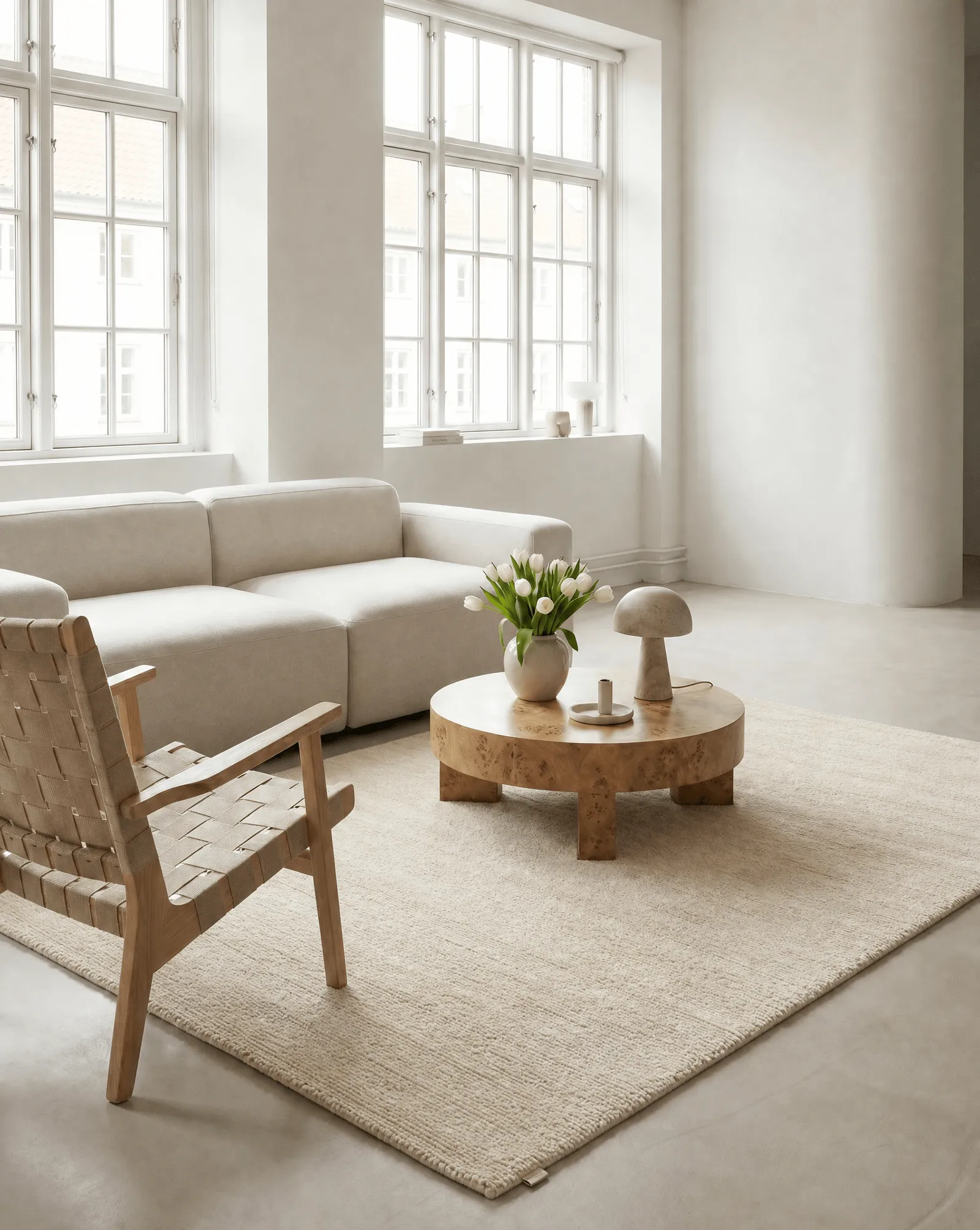 Dune μάλλινο χαλί, Ivory, 200x300 εκ. Classic Collection