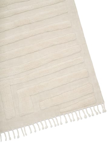 Μάλλινο χαλί, Field, 250x350 εκ - Ιβουάρ - Classic Collection