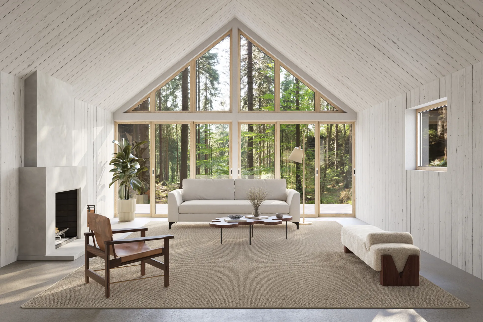 Fjellmyr χαλί με ρέλι, Φυσικό μπεζ, 300x400 εκ. Classic Collection