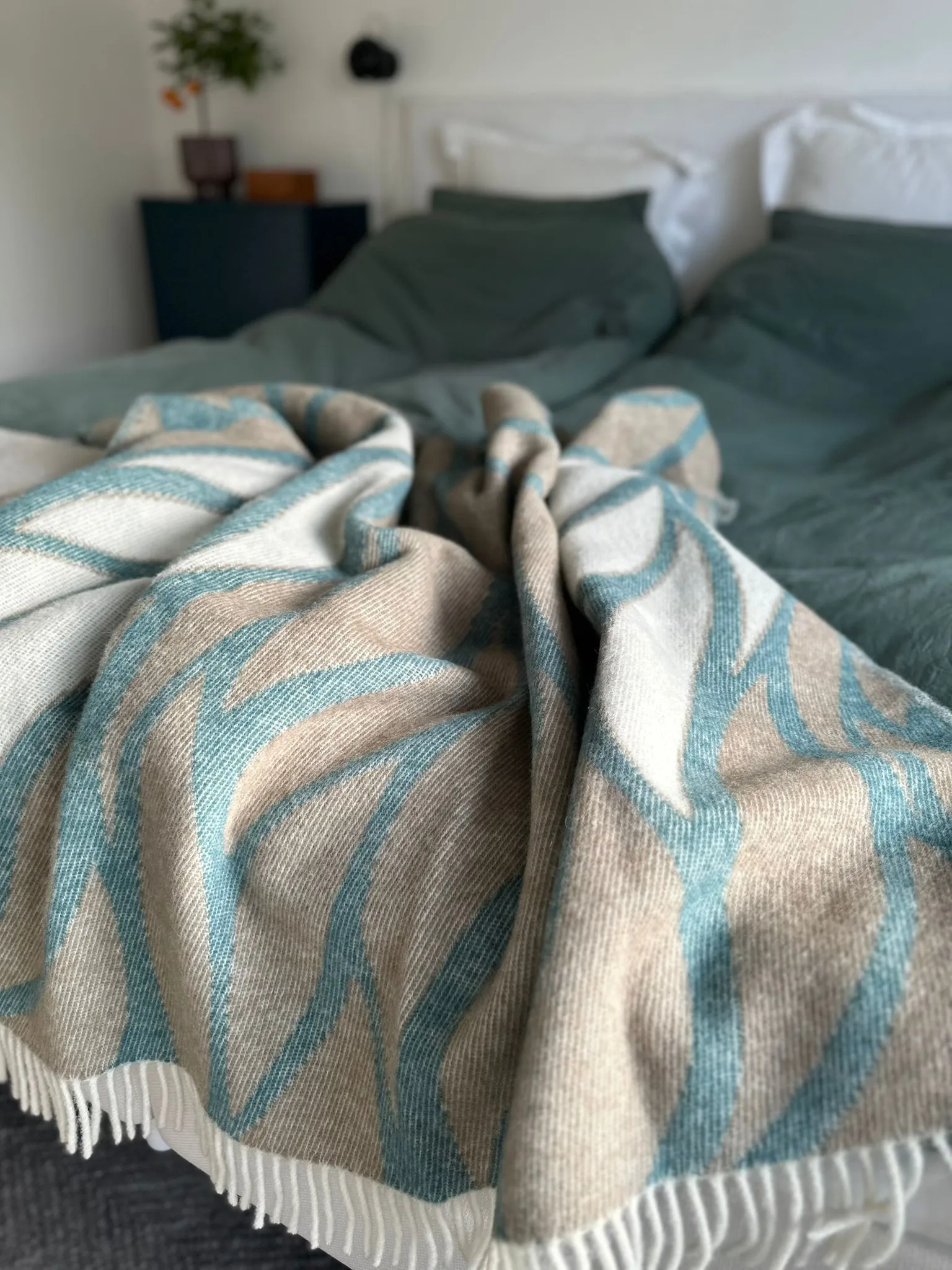 Ριχτάρι Folia 130x180 εκ., Teal Classic Collection