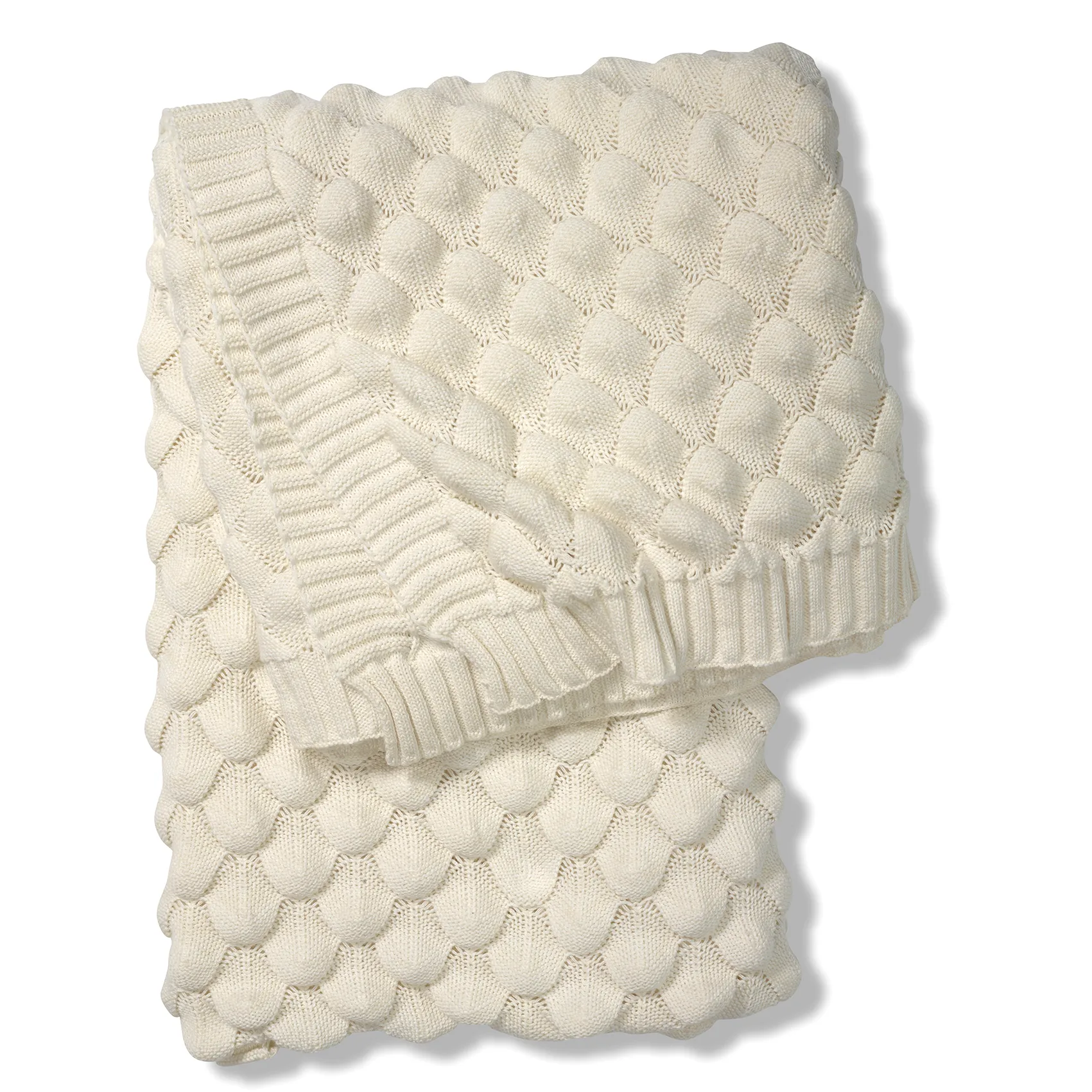 Gems ριχτάρι 130x170 cm, λευκό Classic Collection