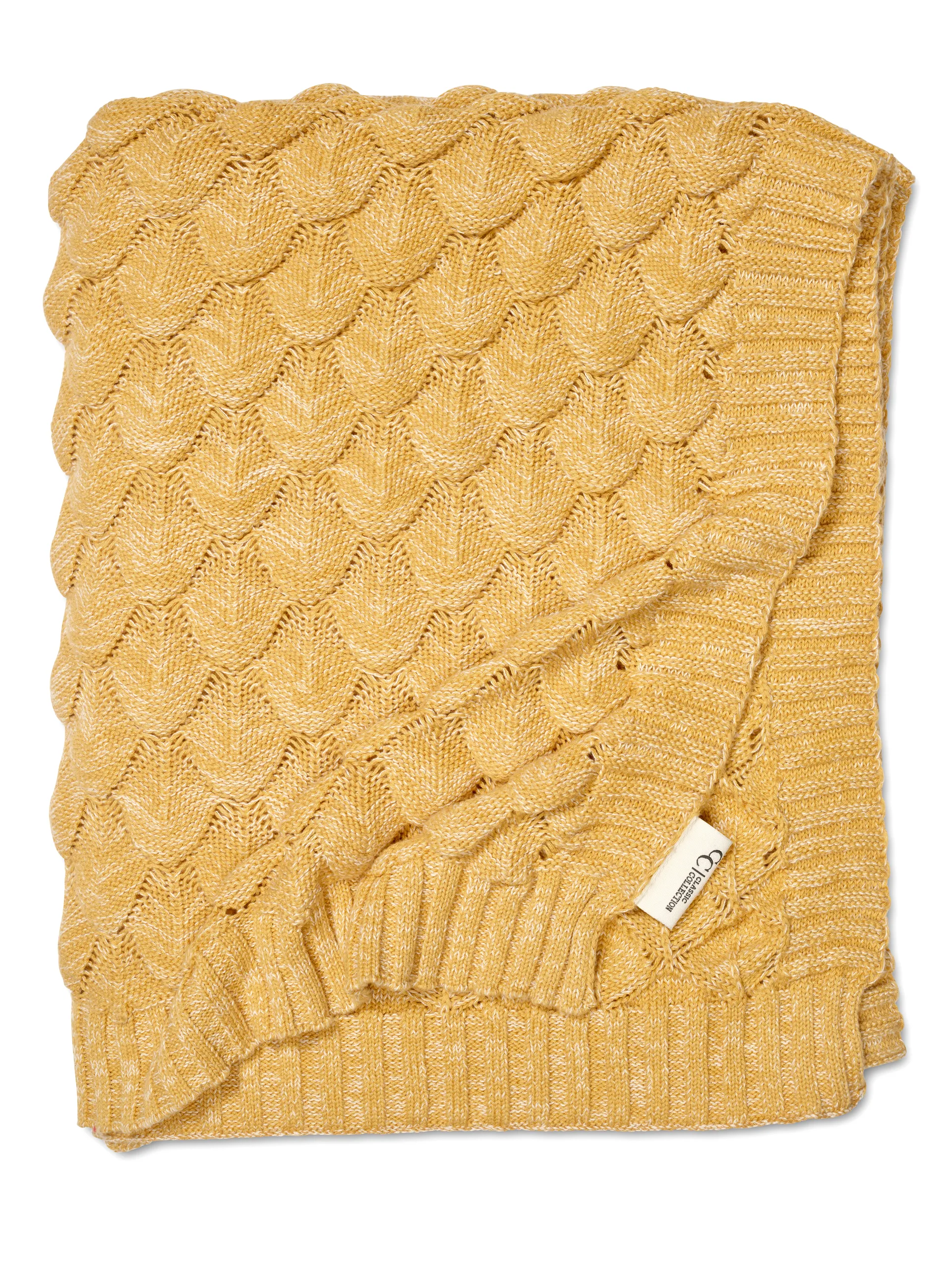 Gems ριχτάρι 130x170 cm, Κίτρινο Classic Collection