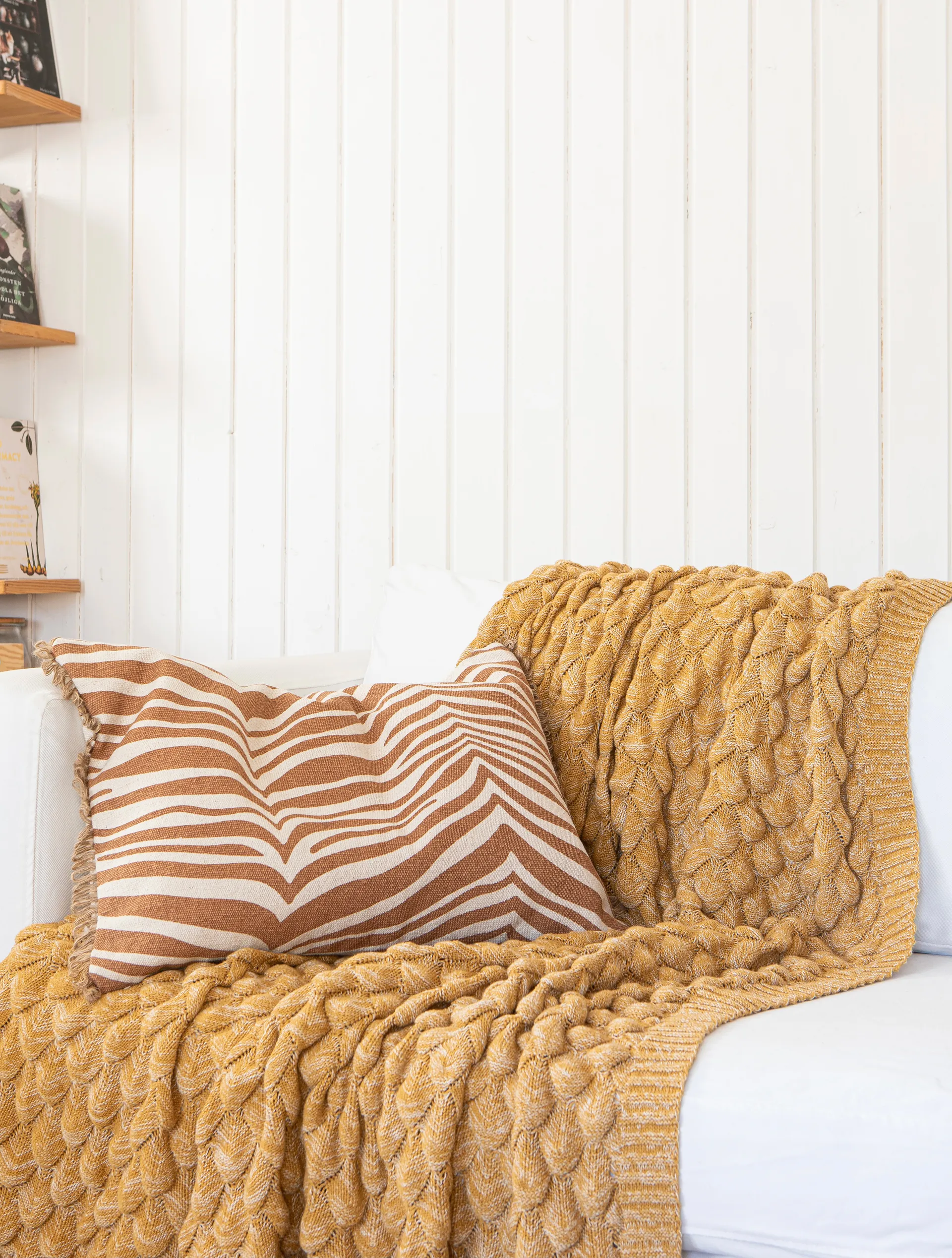 Gems ριχτάρι 130x170 cm, Κίτρινο Classic Collection