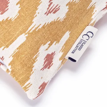 Θήκη μαξιλαριού Ikat Diamond 50x50 εκ. - Κίτρινο - Classic Collection