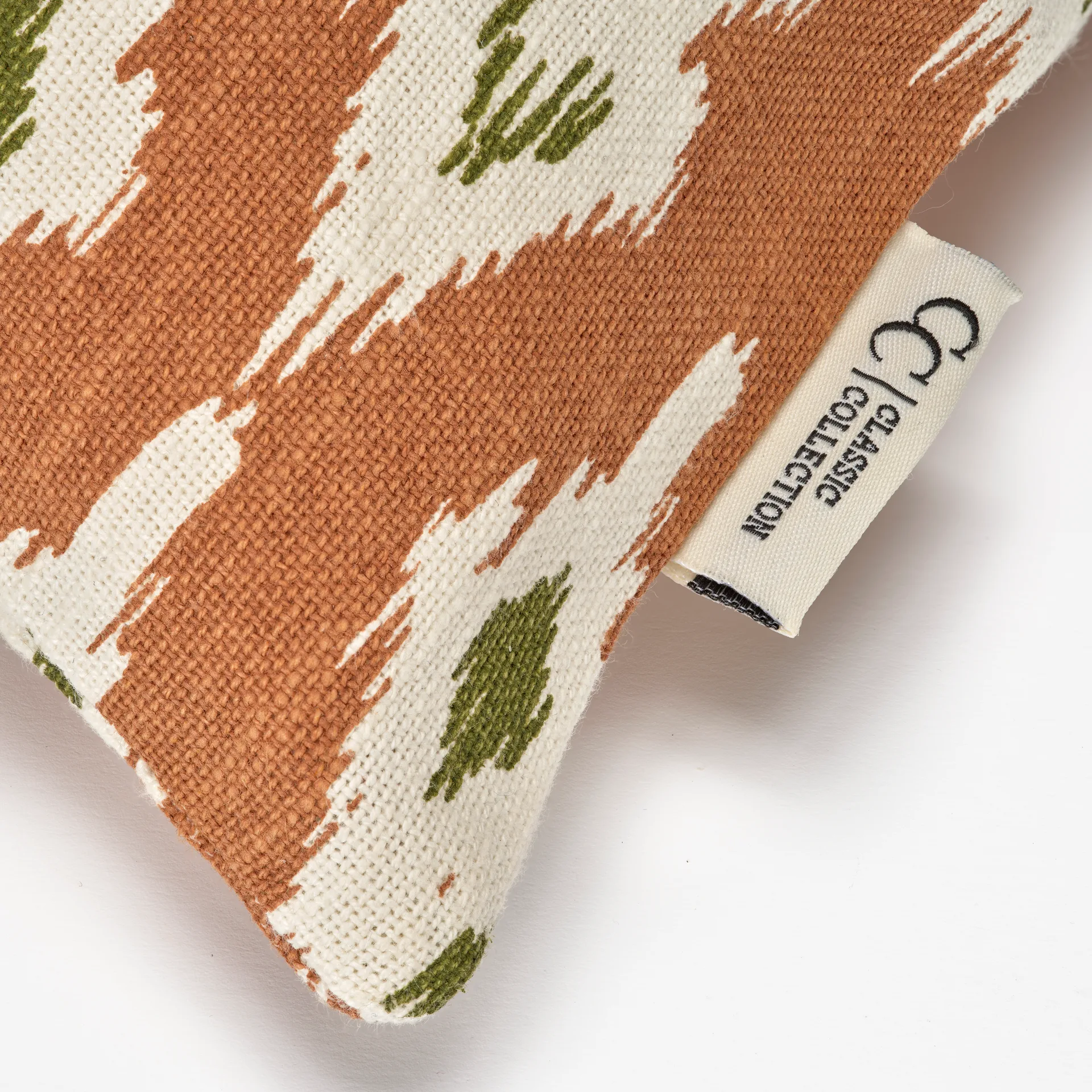 Θήκη μαξιλαριού Ikat Diamond 50x50 εκ., Καφέ Classic Collection