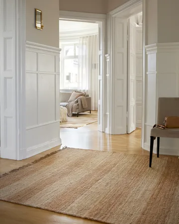 Jute Stripes χαλί - Natural jute, 200x300 εκ. - Classic Collection