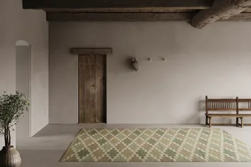 Korsnäs χαλί - Πρασινομπεζ, 200x300 εκ. - Classic Collection