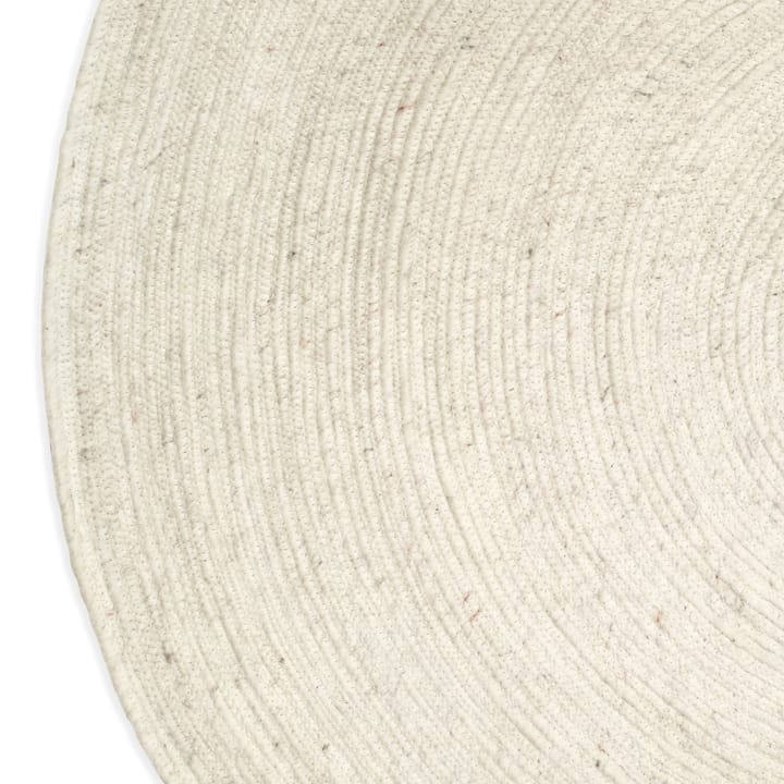 Merino μάλλινο χαλί Ø160cm, λευκό Classic Collection