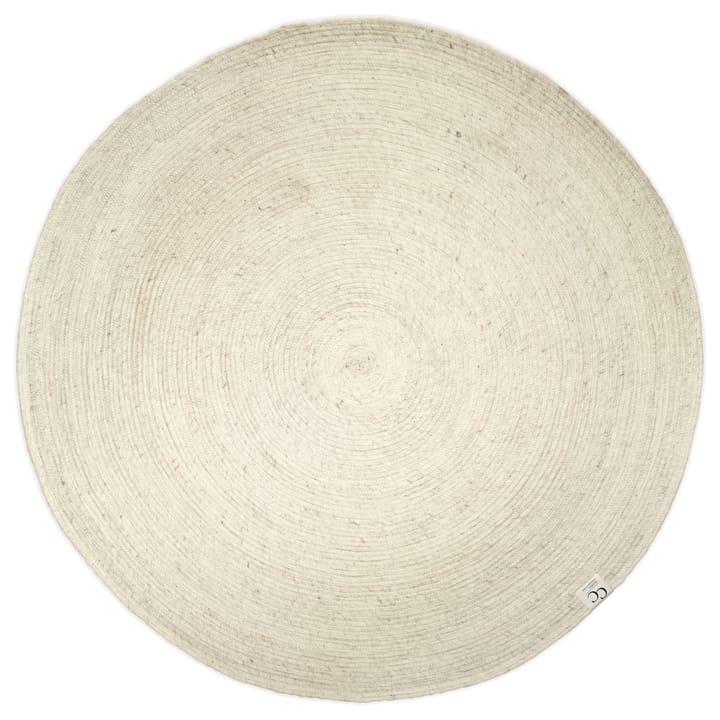 Merino μάλλινο χαλί Ø160cm - λευκό - Classic Collection