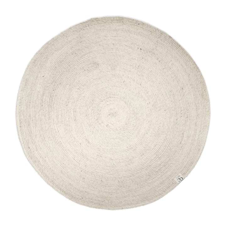 Merino μάλλινο χαλί στρογγυλό 200 cm - λευκό - Classic Collection