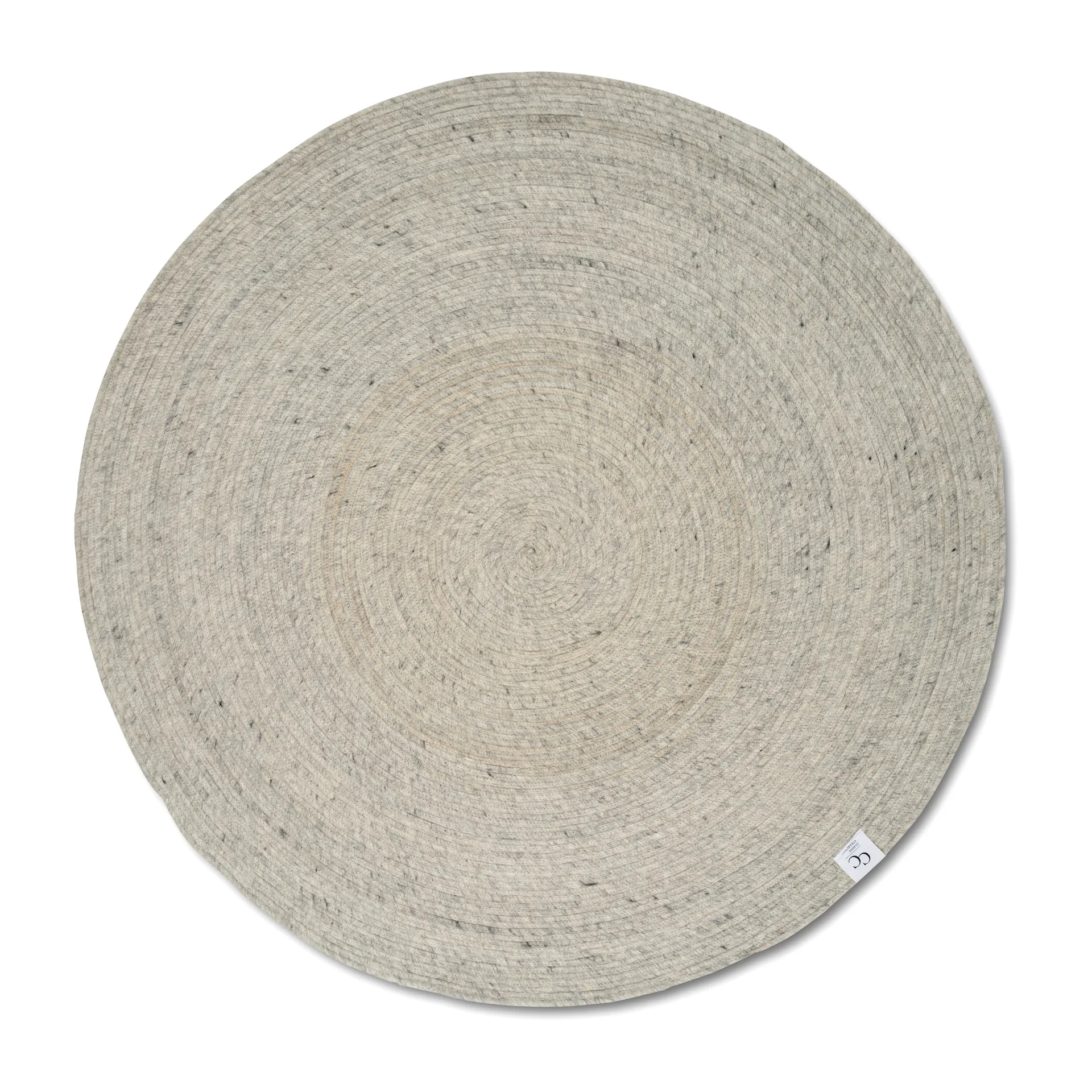 Merino χαλί από μαλλί στρογγυλό Ø200 εκ., Concrete Classic Collection