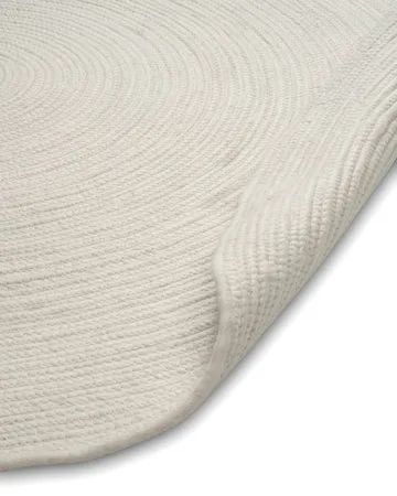 Merino χαλί από μαλλί στρογγυλό Ø200 εκ. - λευκό - Classic Collection