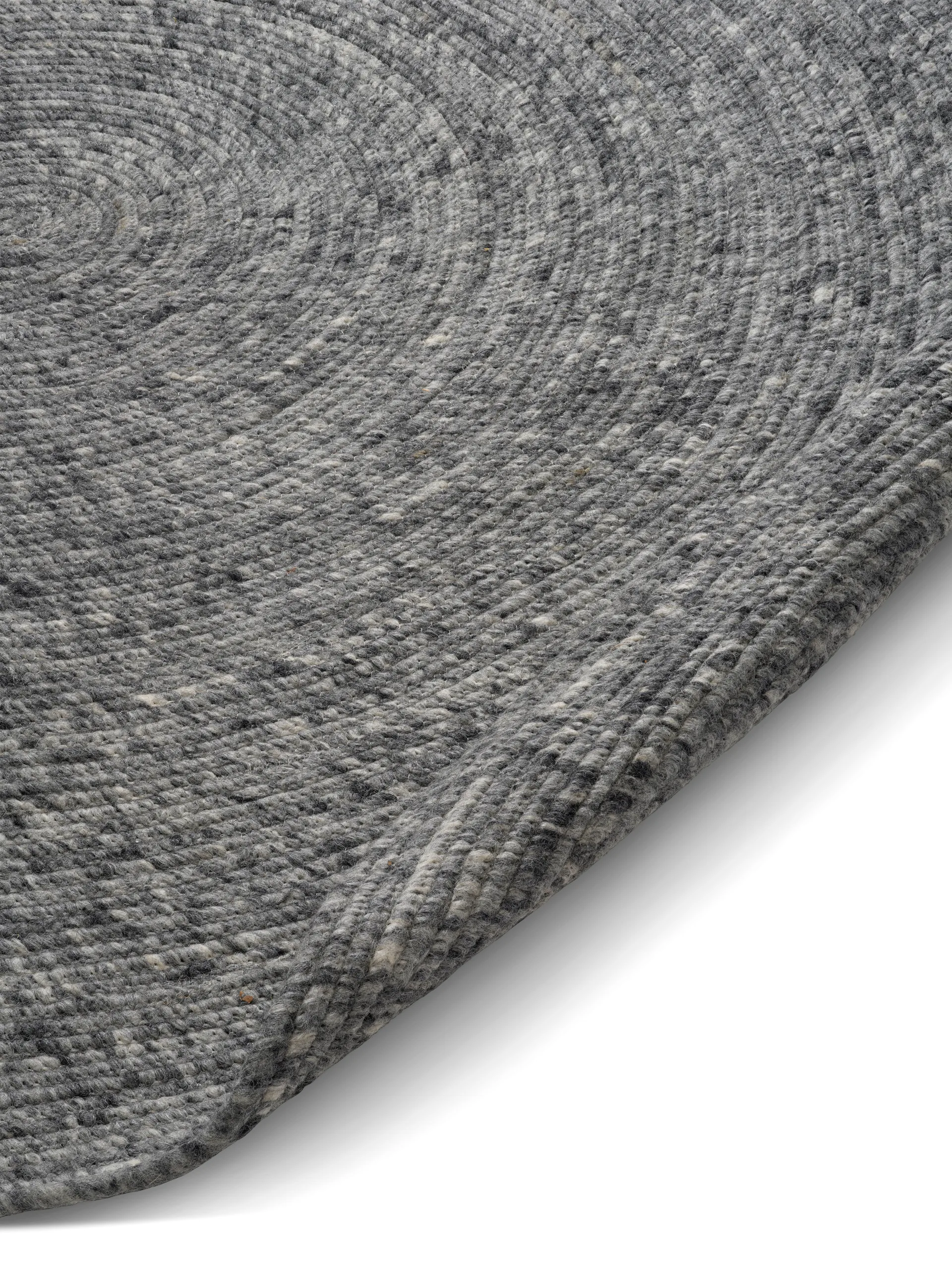 Μάλλινο χαλί merino στρογγυλό Ø240 εκ., Granit Classic Collection