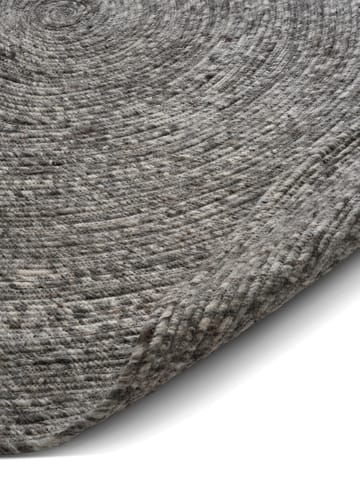Μάλλινο χαλί merino στρογγυλό Ø240 εκ. - Grey - Classic Collection