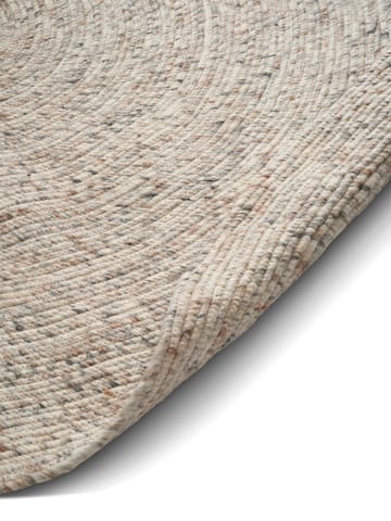 Μάλλινο χαλί merino στρογγυλό Ø240 εκ. - Natural beige - Classic Collection