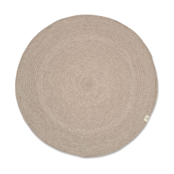 Μάλλινο χαλί merino στρογγυλό Ø240 εκ. - Oat - Classic Collection